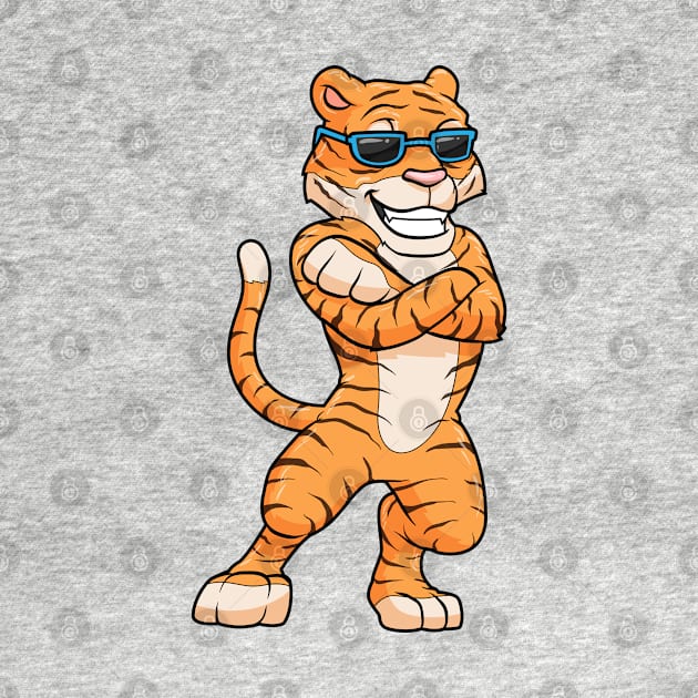 Cool tiger with sunglasses by Markus Schnabel